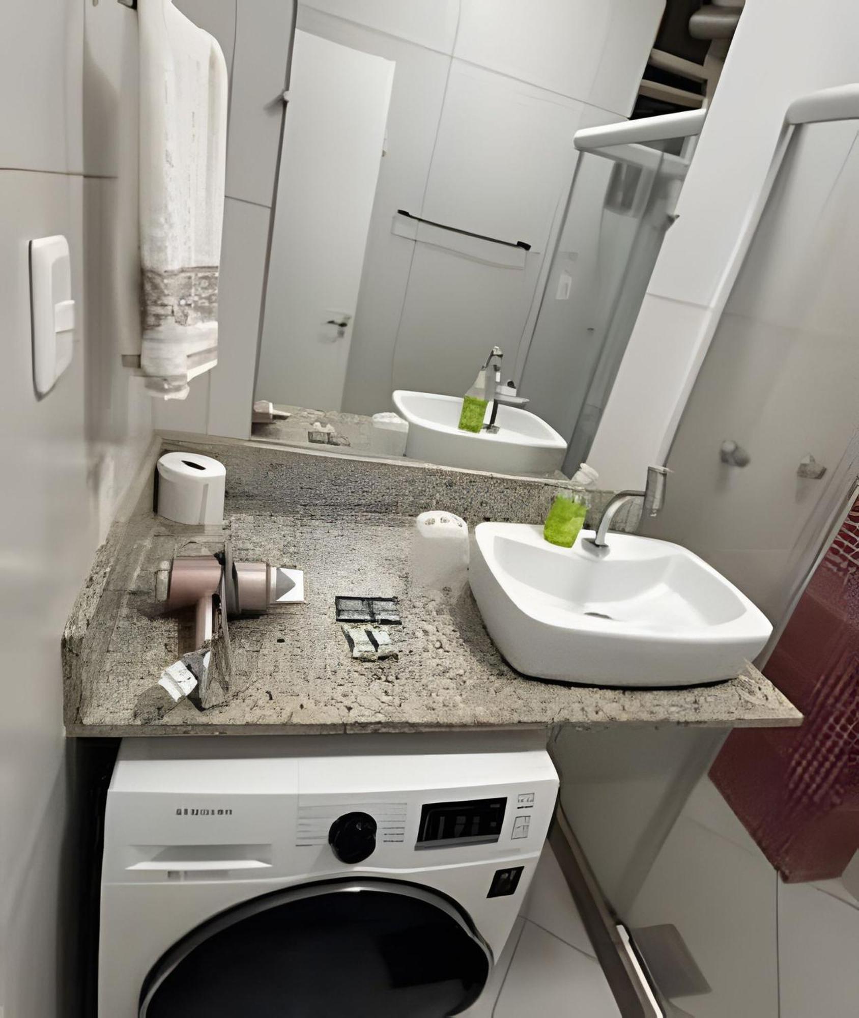 Apartamento Em Copacabana Com Vista Lateral Do Mar Ріо-де-Жанейро Екстер'єр фото